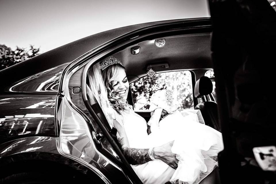 Bride arrival
