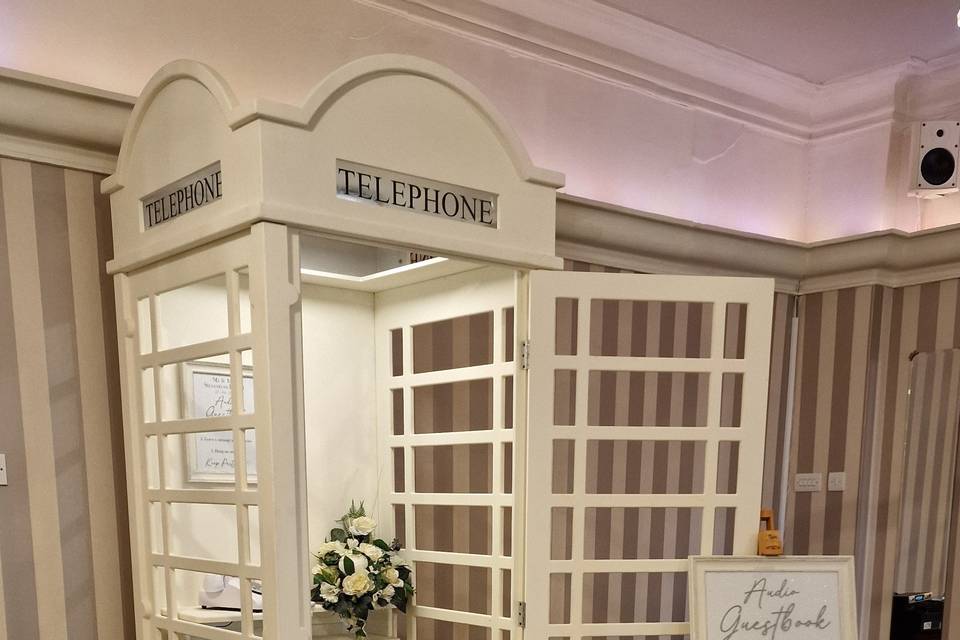 Audio Guestbook Telephone Box