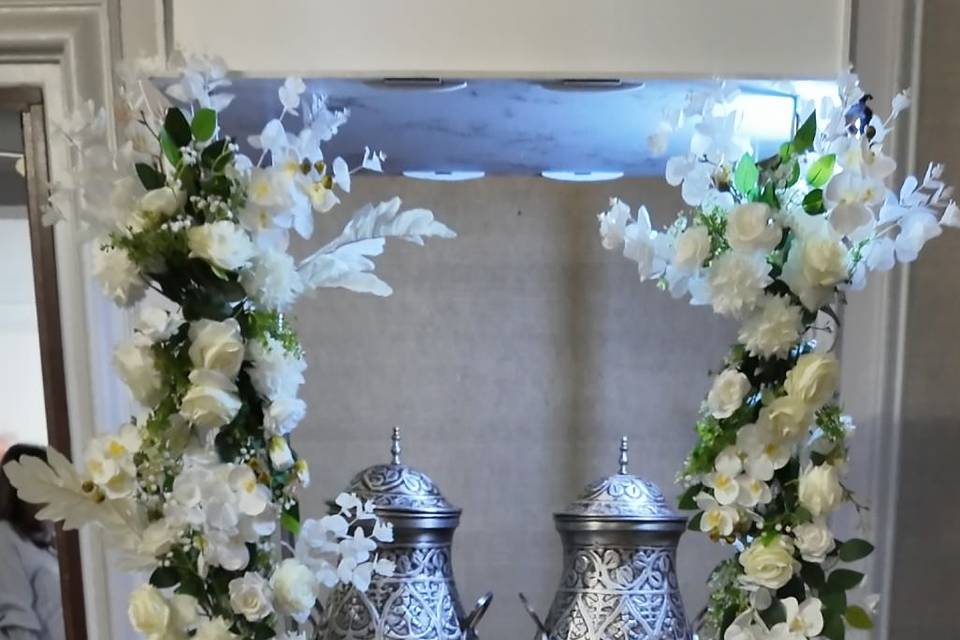 Close up of a chai cart
