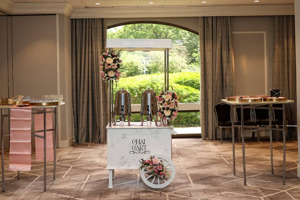 Chai cart at Hilton