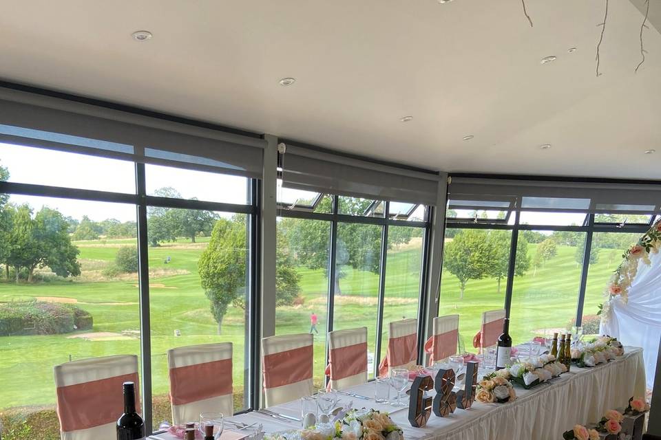 Top Table with view