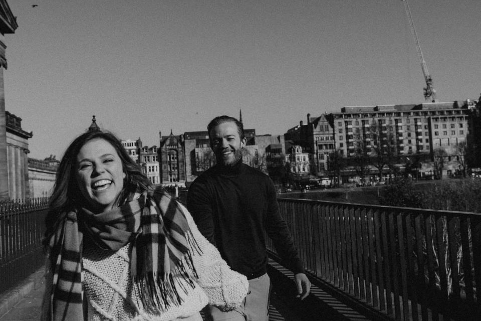 Fun engagement session