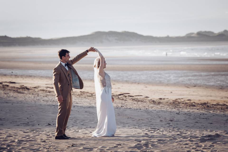 Couple on beach