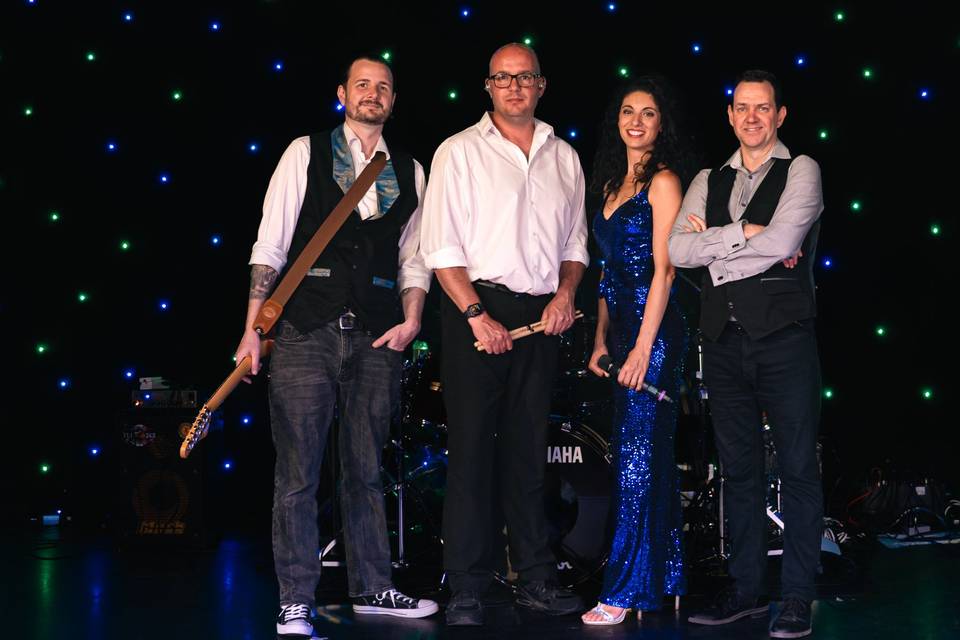 4-piece with guitar and sax