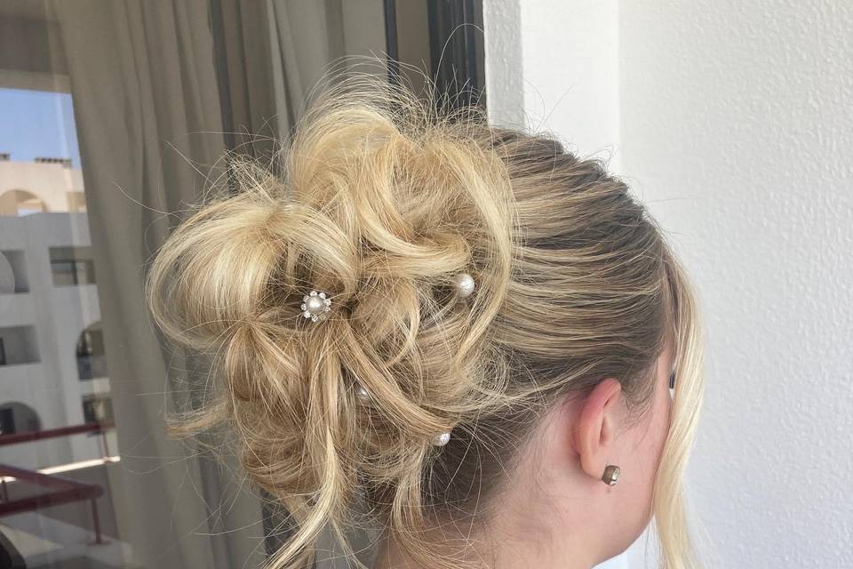 Boho Bridal Hair Up