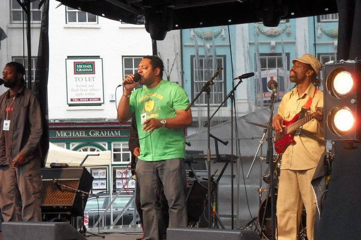 Reggae band at festival 2013