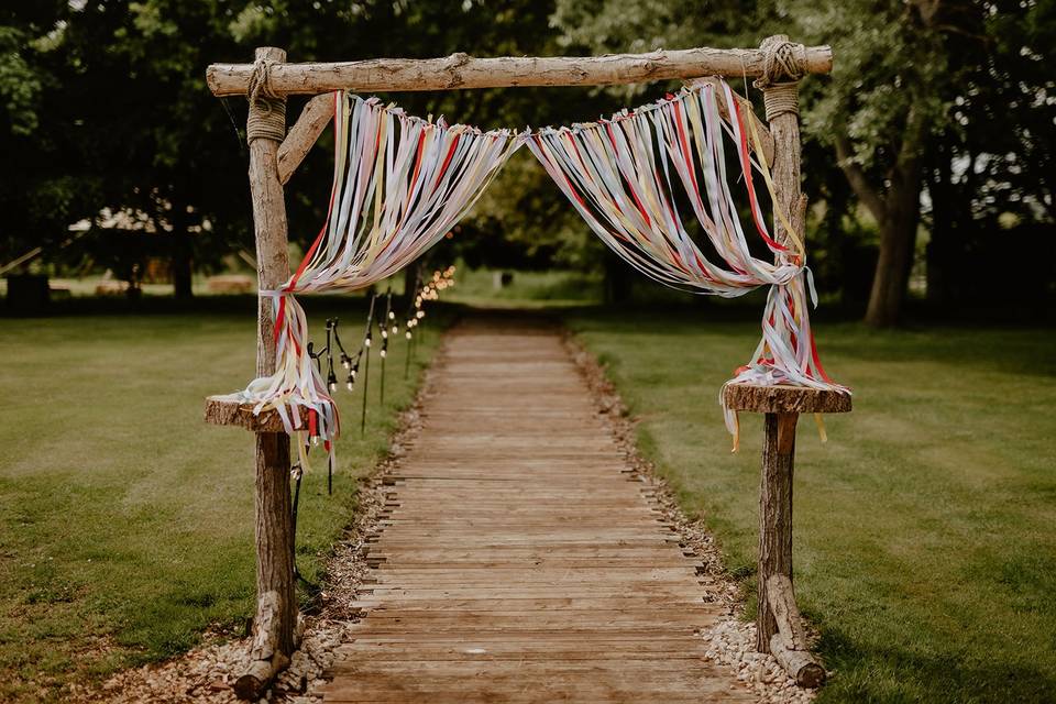 Festival themed wedding