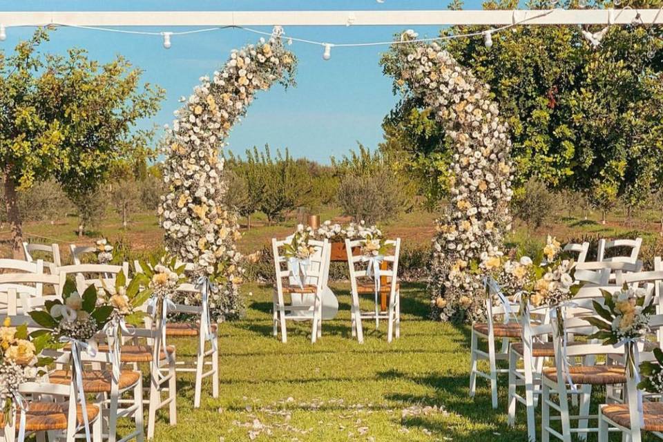 Civil ceremony at Masseria