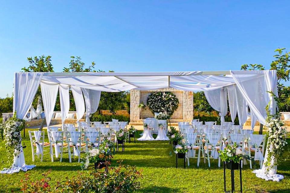 Civil ceremony at Masseria