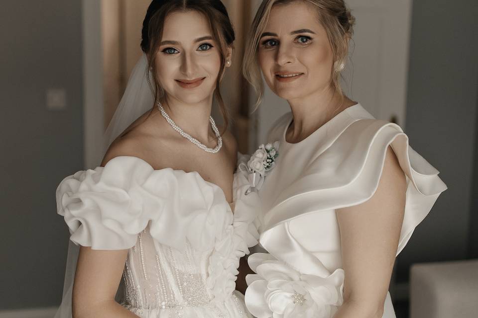 Timeless bridal look