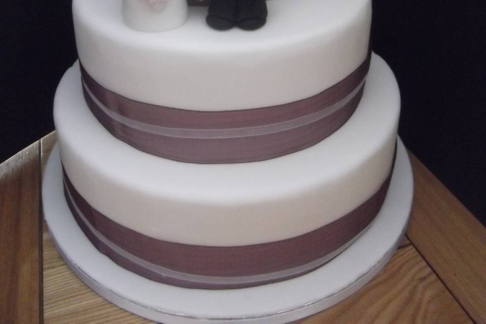 Three Tier Wedding Cake from £175