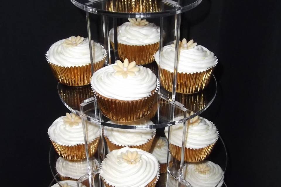 Wedding Cup Cake Tower