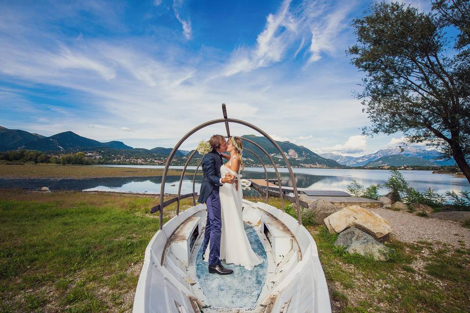 Couple on the boat