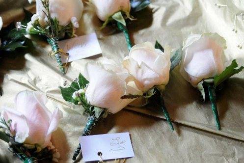 Rose buttonholes