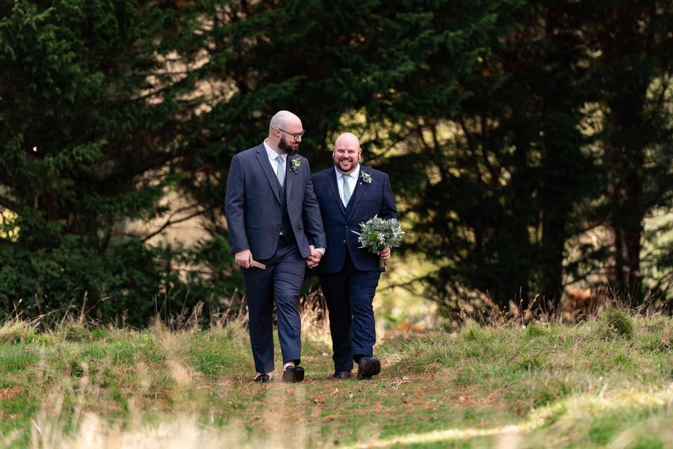 Same sex wedding couple photos