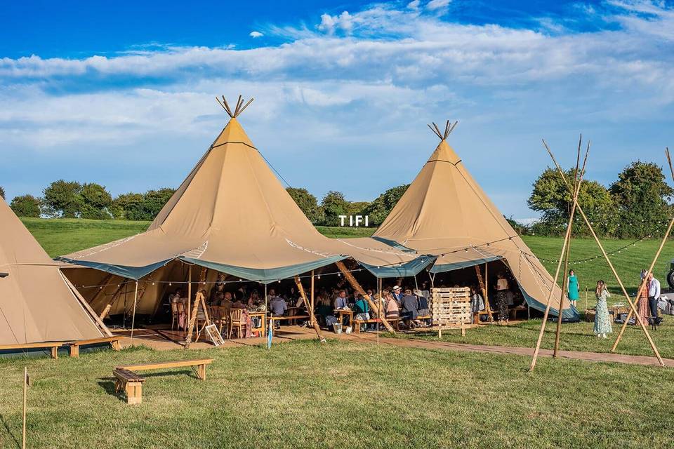 Tipi wedding tent