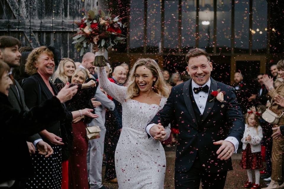 Confetti at ufton court