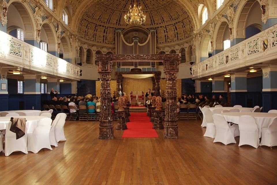 Main Hall ceremony and reception