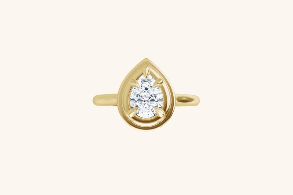 Pear Cut Engagement Ring