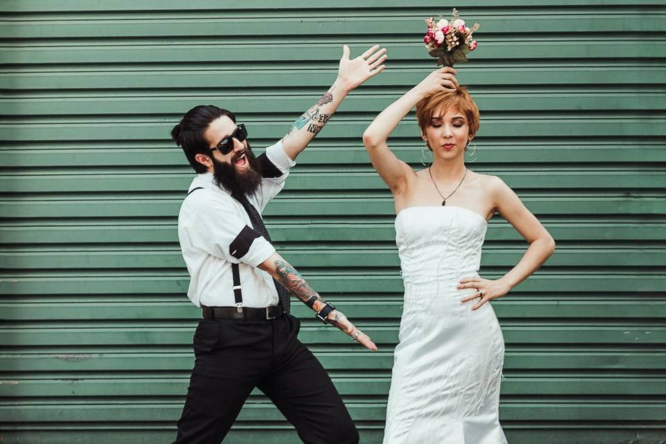 Urban City Wedding