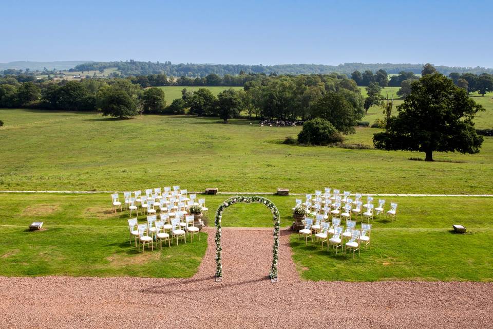 Outdoor ceremony