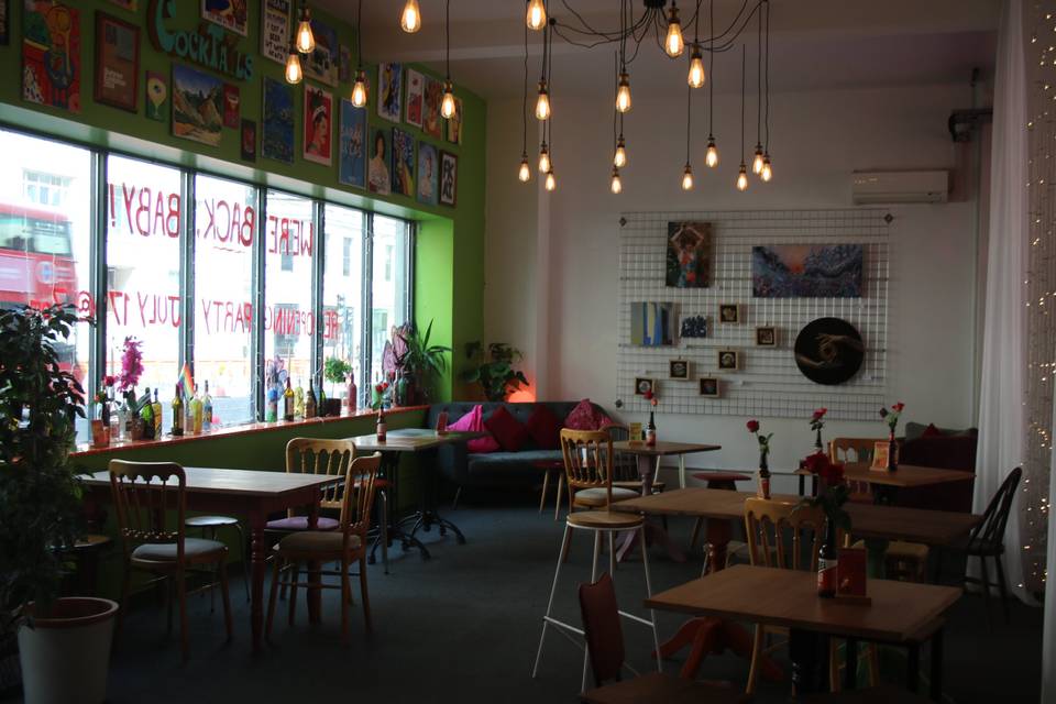 Main seating area