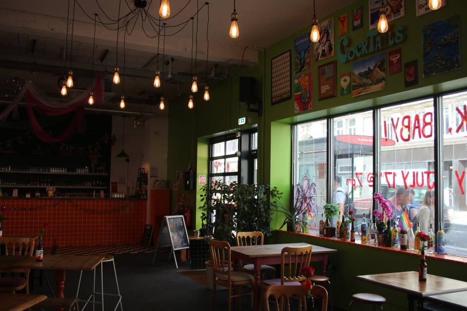 Main seating area