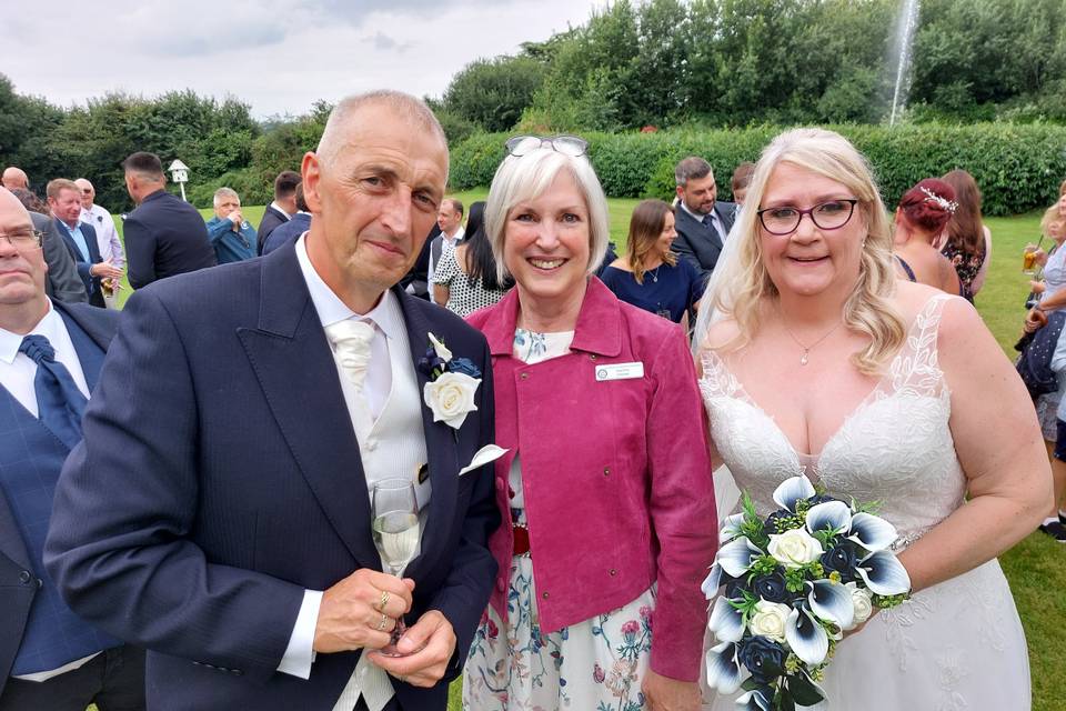 A clifftop wedding