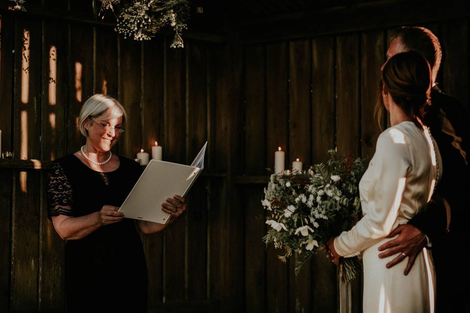 Vow renewal on the beach