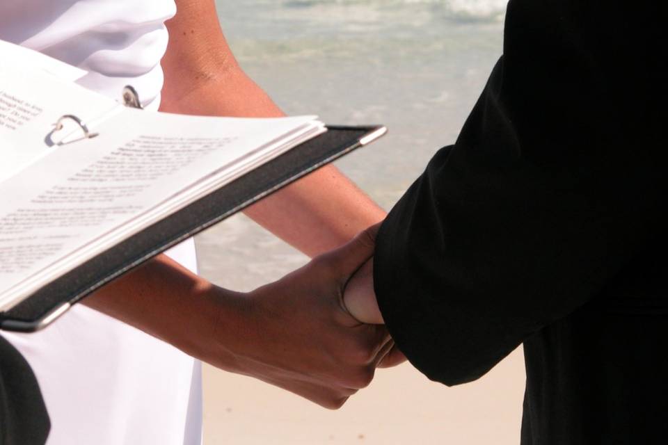 Wedding ceremony on the beach