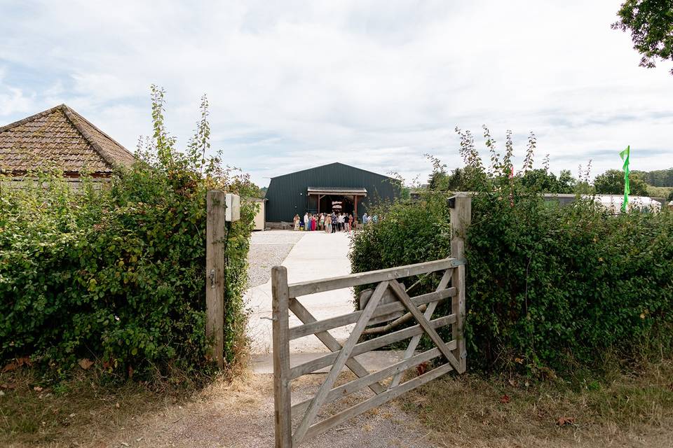 Exterior from a distance