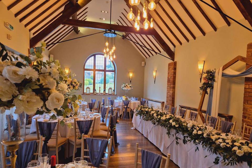 Balcony room wedding breakfast