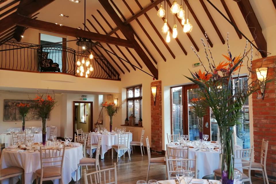 Balcony room - wedding breakfa