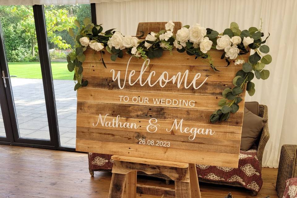 Rustic signs