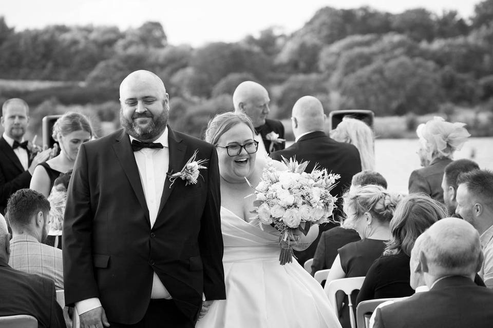 Ceremony on the pier