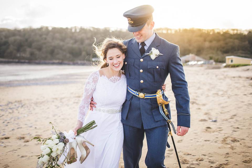 Bride and groom