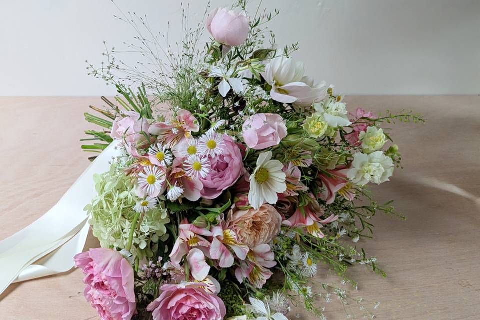 Wedding Bouquet pastel pinks