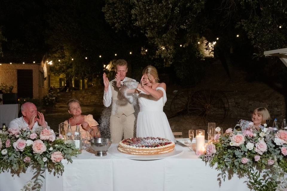 The cake