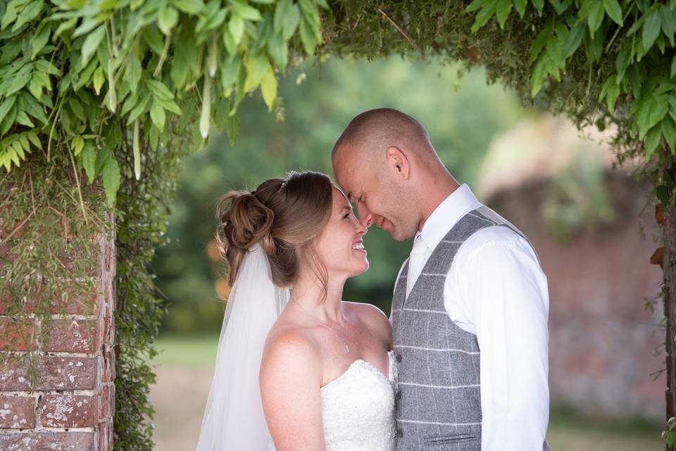 Walled garden wedding