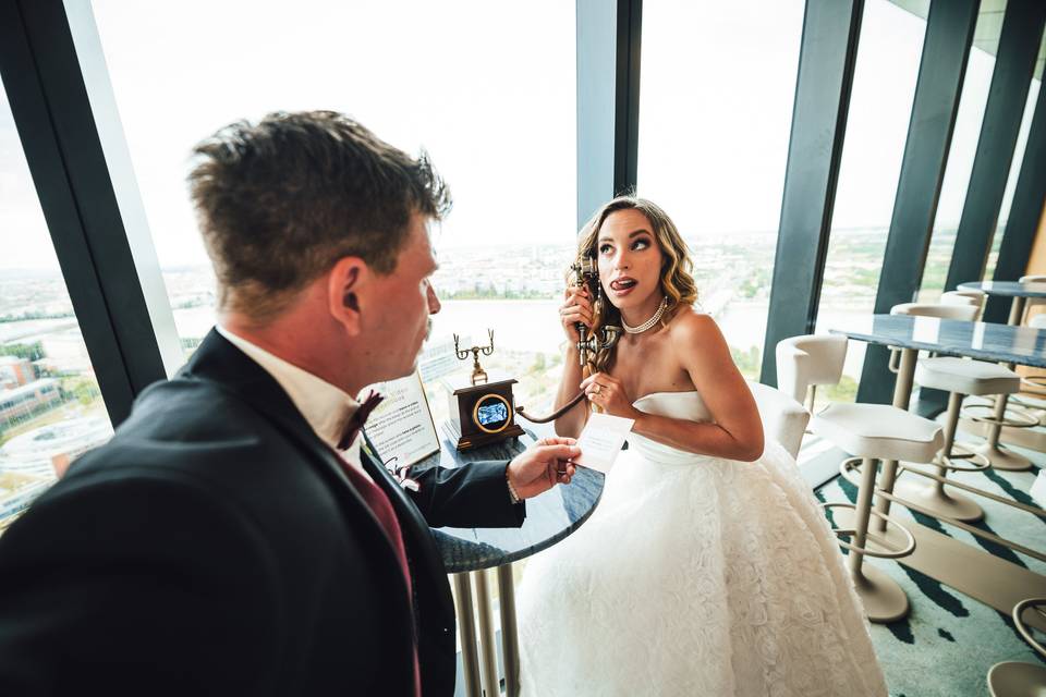 Bride and groom