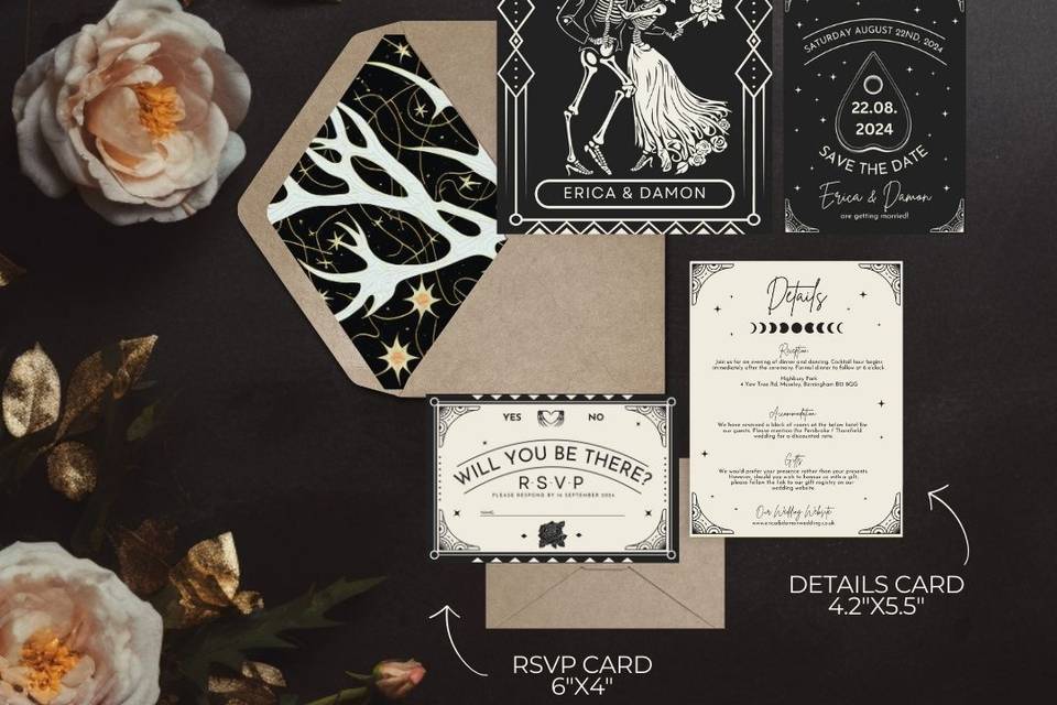 Gothic Tarot Card Wedding