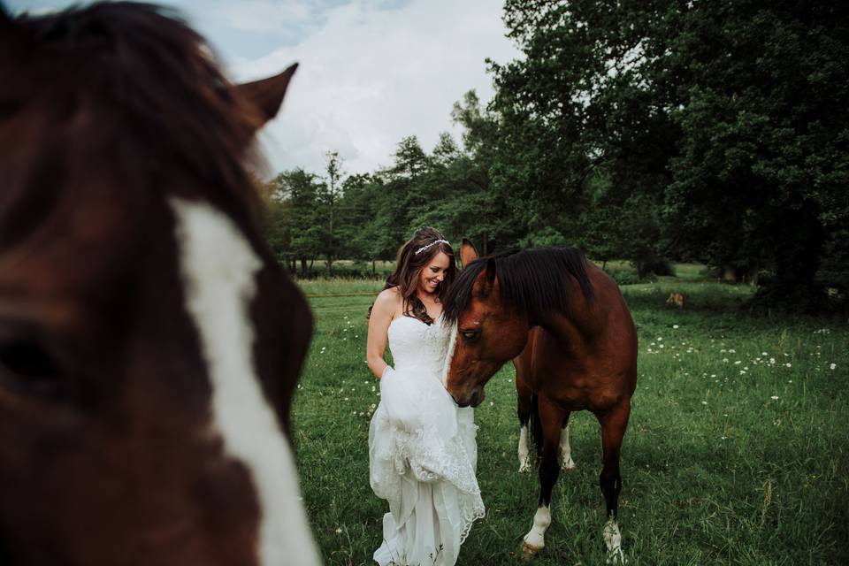 She loves horses