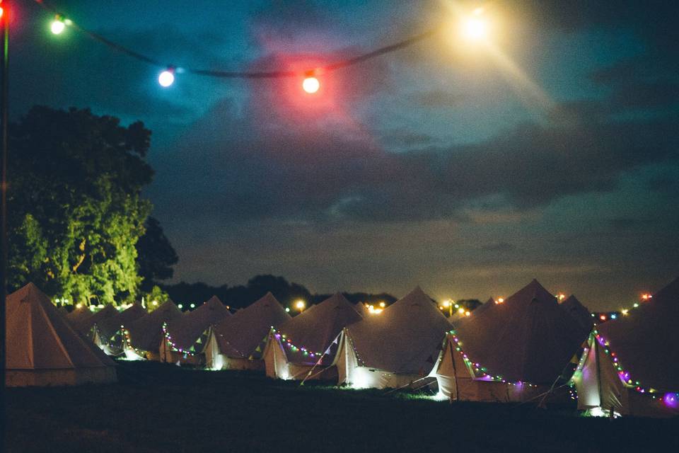 Teepee village