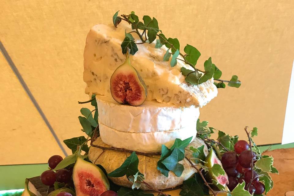 Bespoke cheese wedding cake