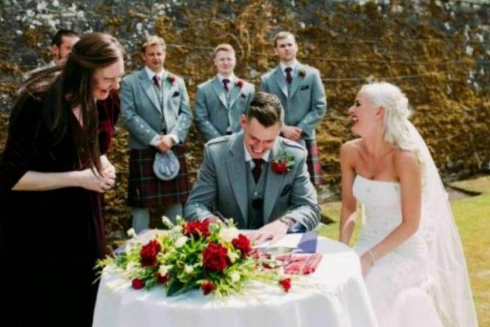 Anna McKessock Scottish Celebrant