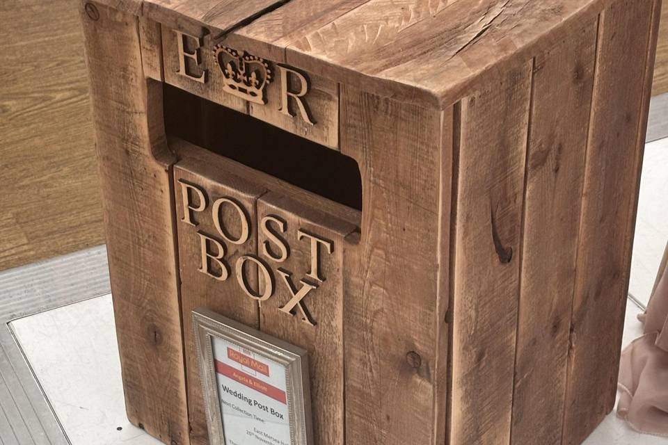 Rustic post box