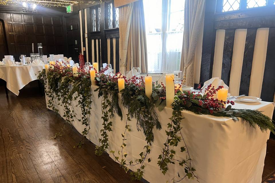 Top table decor