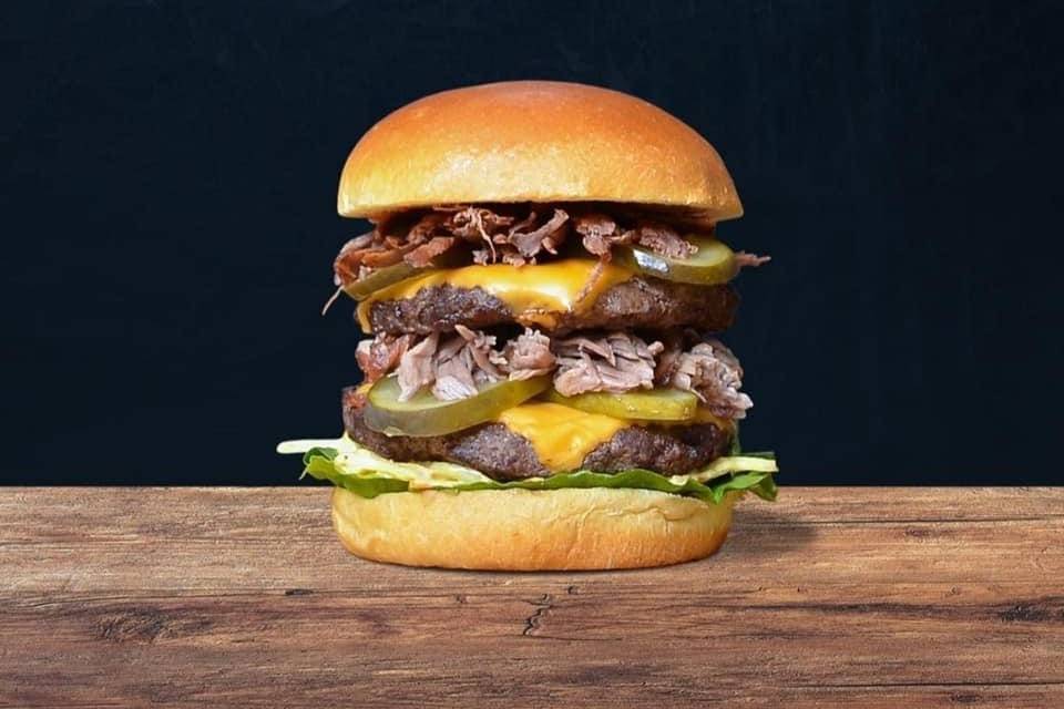 One of our delicious burgers