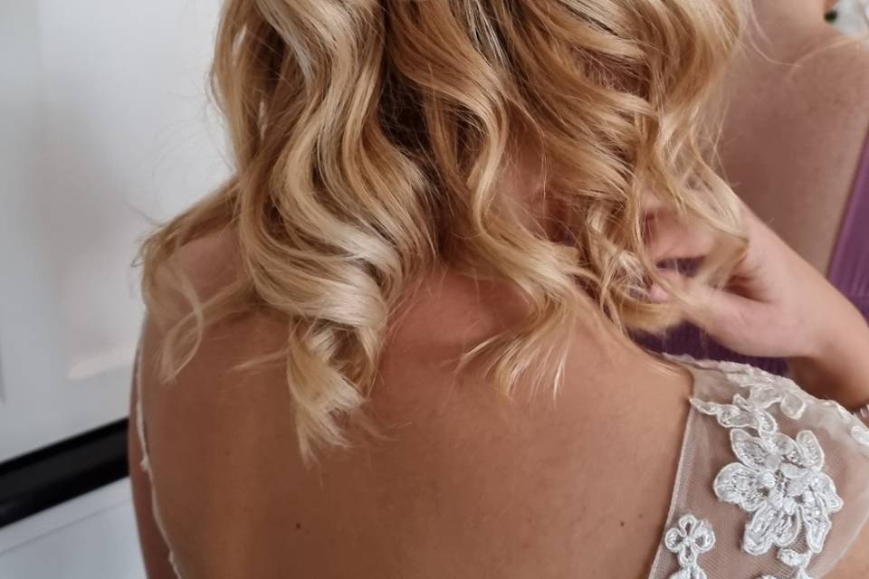 Bridal Boho hairstyle