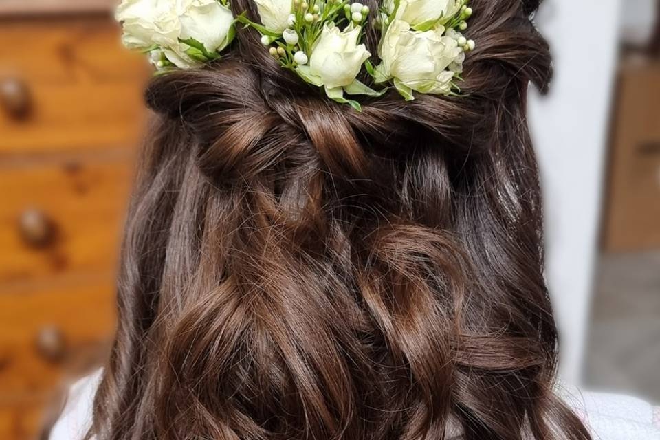 Beautiful Bridal hairstyle